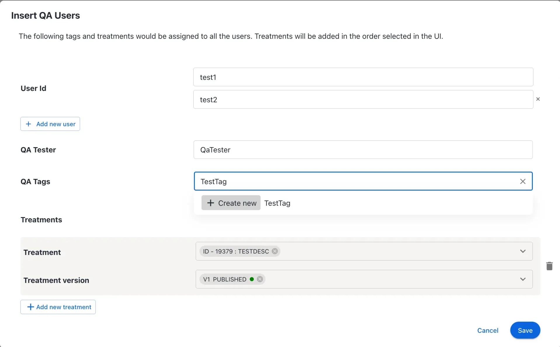 Adding QA users