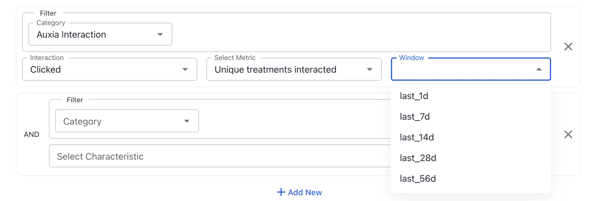 Select window dropdown